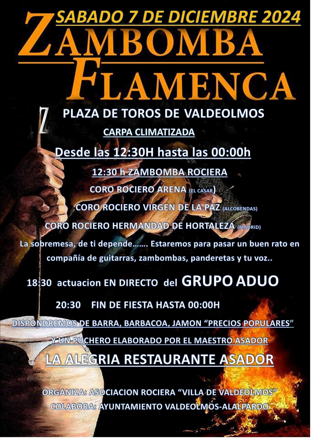 CARTEL ZAMBOMBA ROCIERA