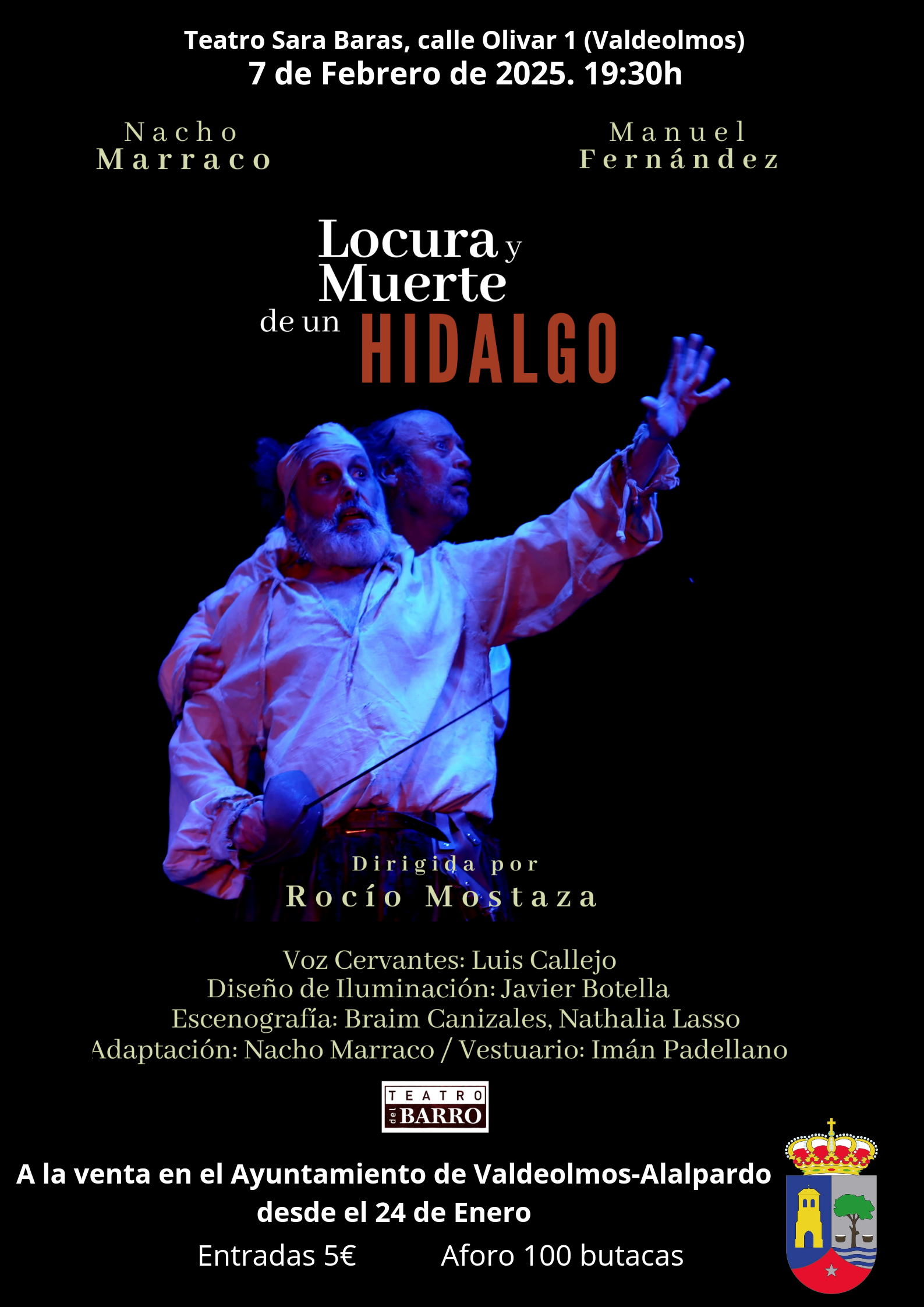 cartel quijote valdeolmos