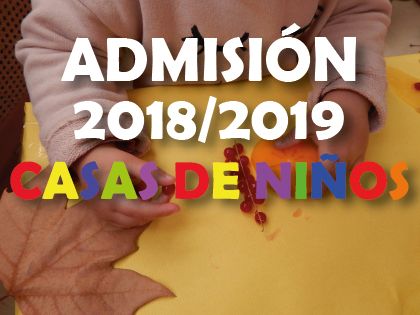 Admisión Casas de Niños