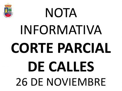 Corte Parcial de Calles