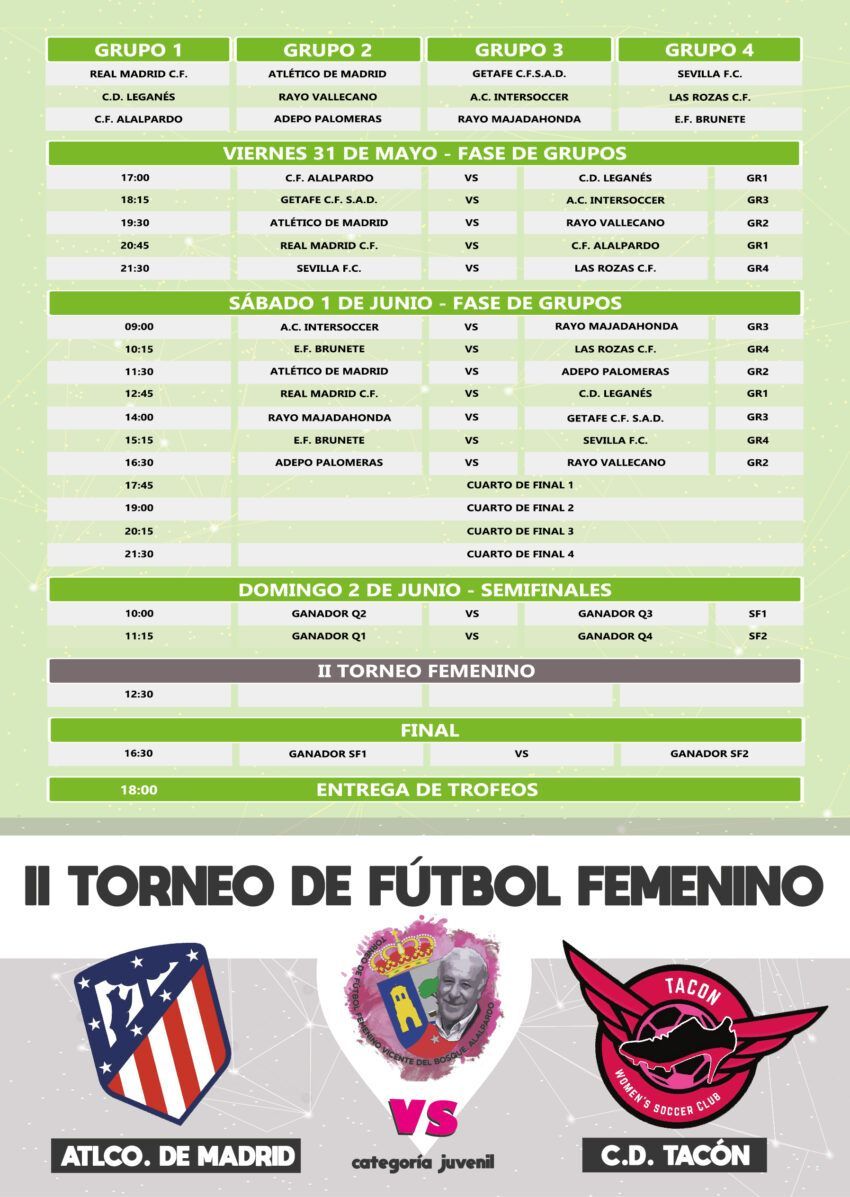 IV Torneo de Fútbol Cadete Vicente del Bosque. Villa de Alalpardo