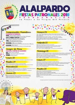 Programación Alalpardo Fiestas Patronales 2018