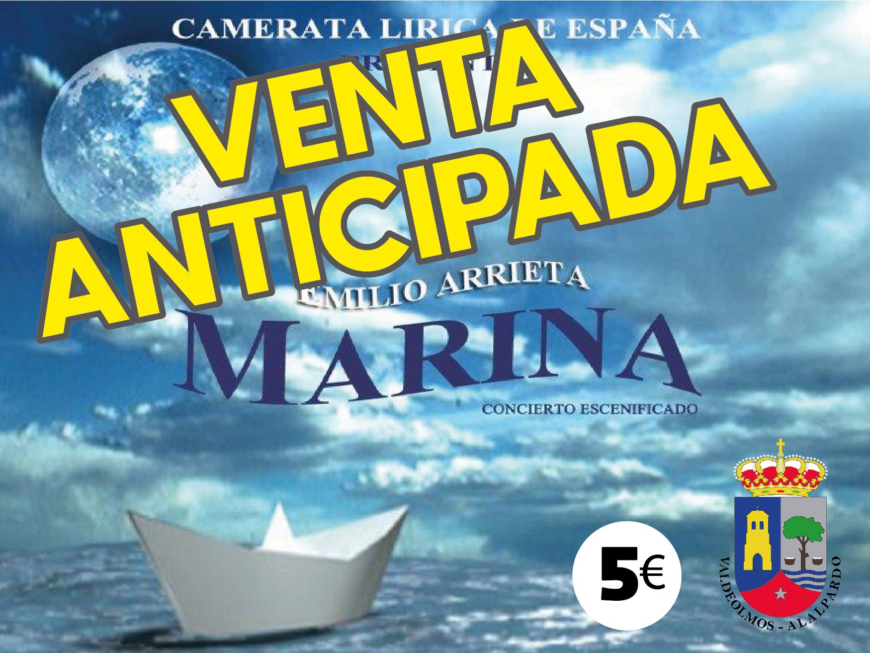 Venta Anticipada ópera MARINA