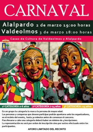carnaval 2019 Alalpardo y Valdeolmos